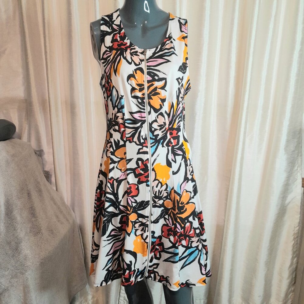 L VENUS Floral Sleeveless Dress